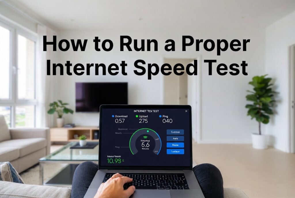 How to Run a Proper Internet Speed Test In 2026